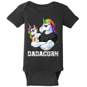 Dadacorn Unicorn Christmas Gift Set Baby Bodysuit