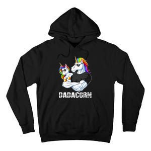 Dadacorn Unicorn Christmas Gift Set Tall Hoodie