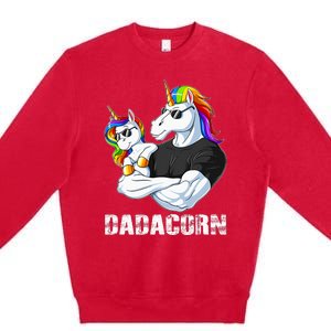 Dadacorn Unicorn Christmas Gift Set Premium Crewneck Sweatshirt