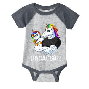 Dadacorn Unicorn Christmas Gift Set Infant Baby Jersey Bodysuit