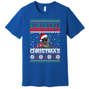 Dog Ugly Christmas Sweater Style Design Cute Dachshund Xmas Cute Gift Premium T-Shirt