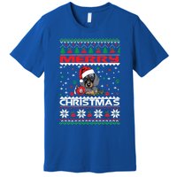 Dog Ugly Christmas Sweater Style Design Cute Dachshund Xmas Cute Gift Premium T-Shirt