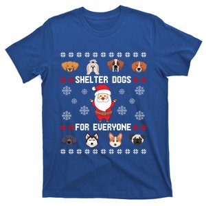 Dogs Ugly Christmas Gift Cute Dog Mom Rescue Adopt Great Gift T-Shirt