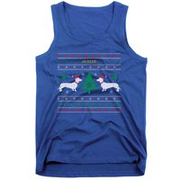 Dachshund Ugly Christmas Gift Tank Top