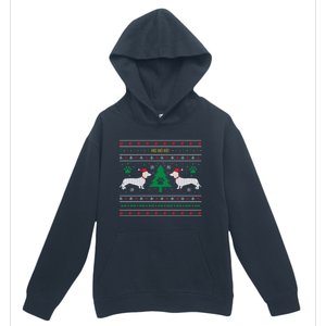 Dachshund Ugly Christmas Gift Urban Pullover Hoodie