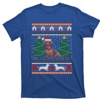 Dachshund Ugly Christmas Funny Holiday Dog Lover Xmas Gift Cool Gift T-Shirt