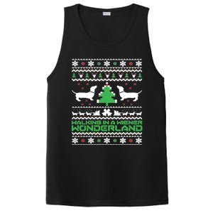 Dachshund Ugly Christmas Gift Doxie Santa Christmas PosiCharge Competitor Tank