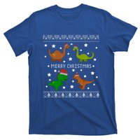 Dinosaur Ugly Christmas Funny Xmas Gift Adults Great Gift T-Shirt