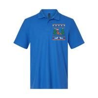 Dachshund Ugly Christmas Funny Holiday Dog Lover Xmas Gift Softstyle Adult Sport Polo