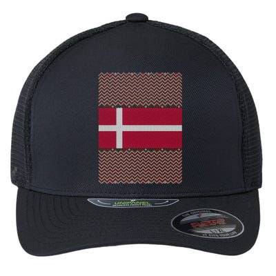 Danish Ugly Christmas Flexfit Unipanel Trucker Cap