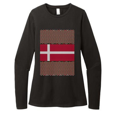 Danish Ugly Christmas Womens CVC Long Sleeve Shirt