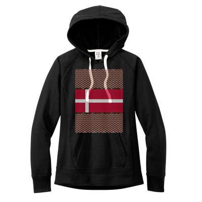 Danish Ugly Christmas Women's Fleece Hoodie