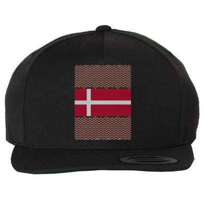 Danish Ugly Christmas Wool Snapback Cap