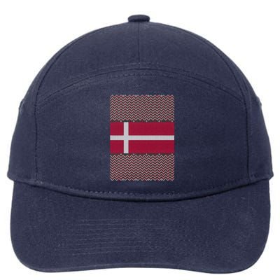 Danish Ugly Christmas 7-Panel Snapback Hat