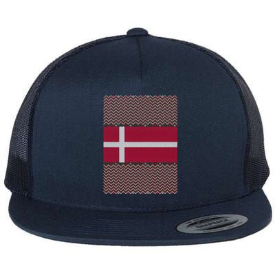 Danish Ugly Christmas Flat Bill Trucker Hat