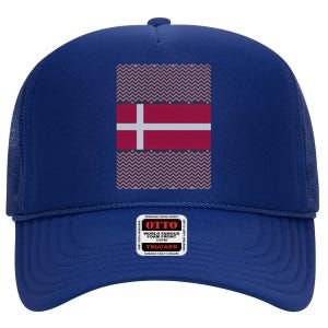 Danish Ugly Christmas High Crown Mesh Back Trucker Hat