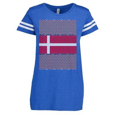 Danish Ugly Christmas Enza Ladies Jersey Football T-Shirt