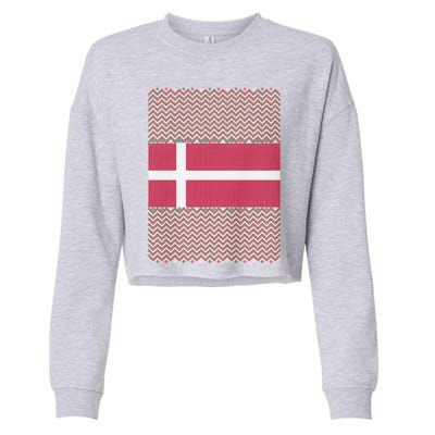 Danish Ugly Christmas Cropped Pullover Crew