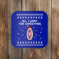 Dirty Ugly Christmas For Husband Or Friend Gift Coaster