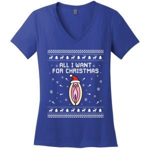 Dirty Ugly Christmas For Husband Or Friend Gift Women's V-Neck T-Shirt