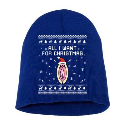 Dirty Ugly Christmas For Husband Or Friend Gift Short Acrylic Beanie