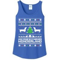 Dachshund Ugly Christmas Cute Gift Doxie Santa Christmas Ladies Essential Tank