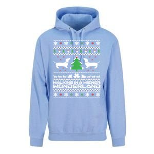 Dachshund Ugly Christmas Cute Gift Doxie Santa Christmas Unisex Surf Hoodie