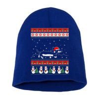 Dachshund Ugly Christmas Gift For Christmas Birthday Short Acrylic Beanie