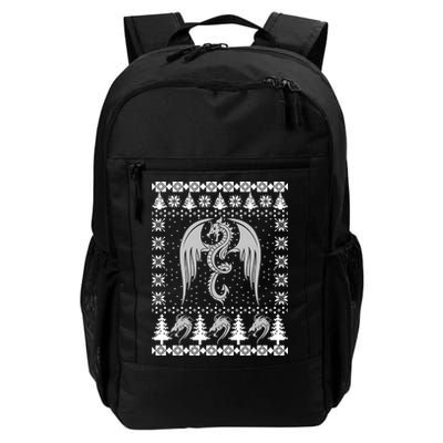 Dragon Ugly Christmas Fantasy Mystical Holiday Xmas Gift Backpack