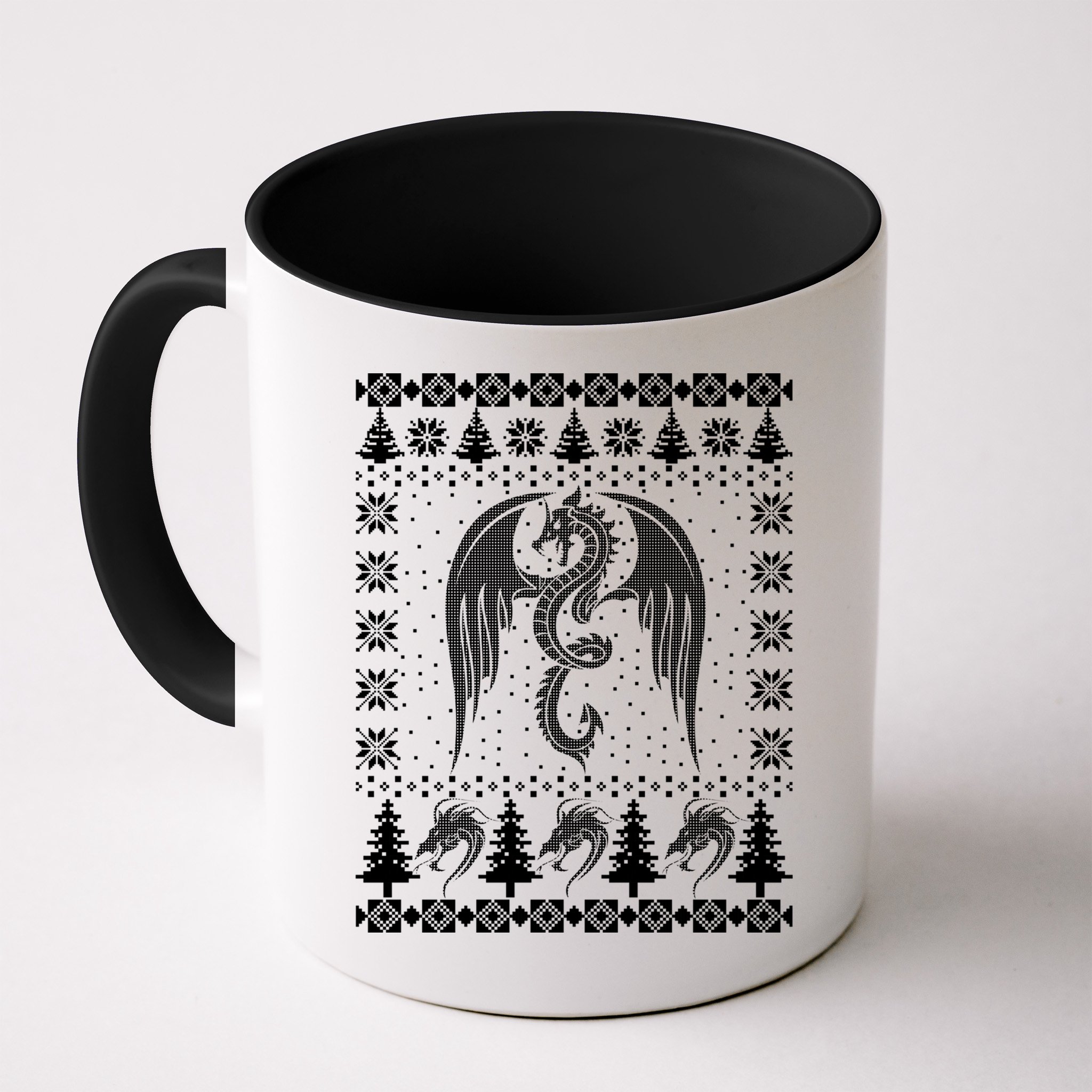 Dragon Ugly Christmas Fantasy Mystical Holiday Xmas Gift Mug