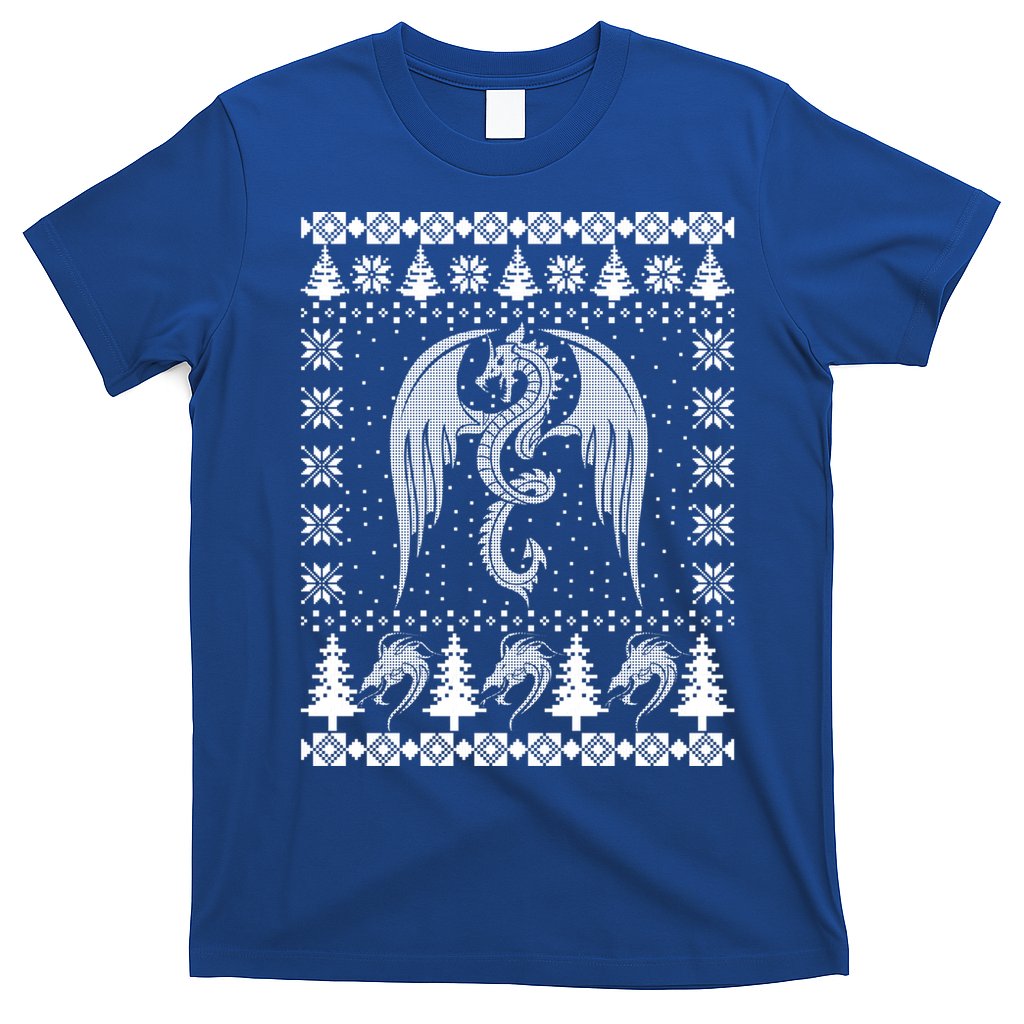Dragon Ugly Christmas Fantasy Mystical Holiday Xmas Gift T-Shirt