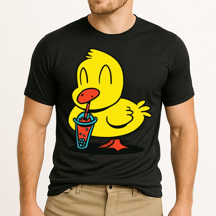 Duck Bubble Tea Performance Shirt