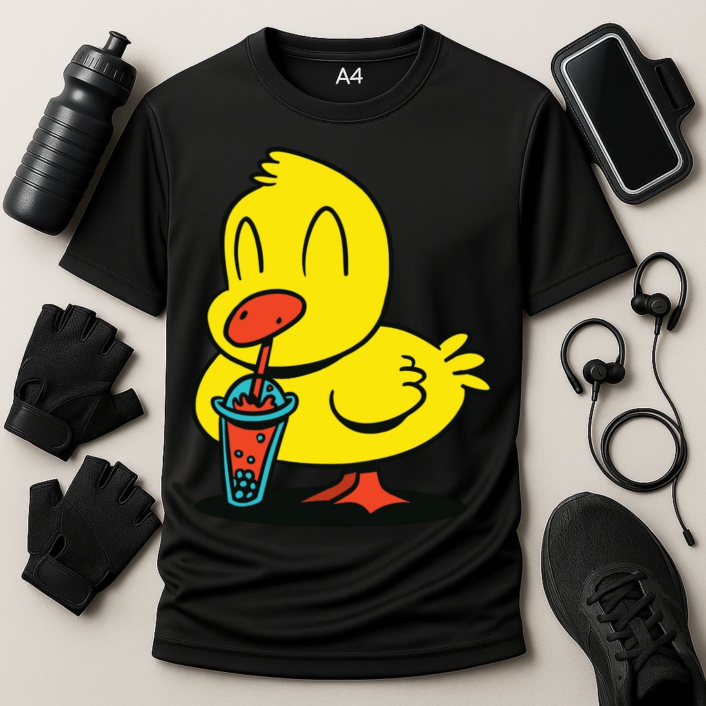 Duck Bubble Tea Performance Shirt