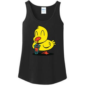 Duck Bubble Tea Ladies Essential Tank