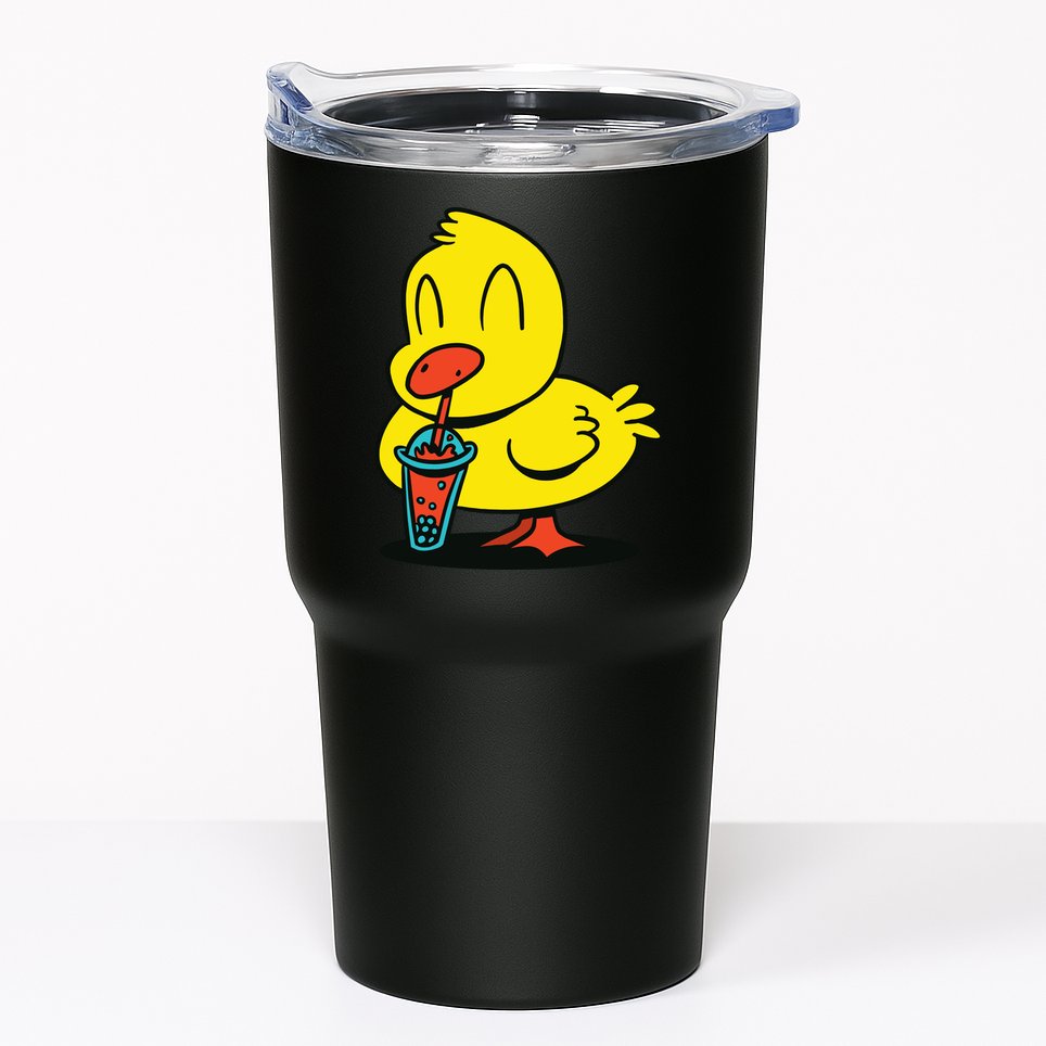 Duck Bubble Tea Tumbler