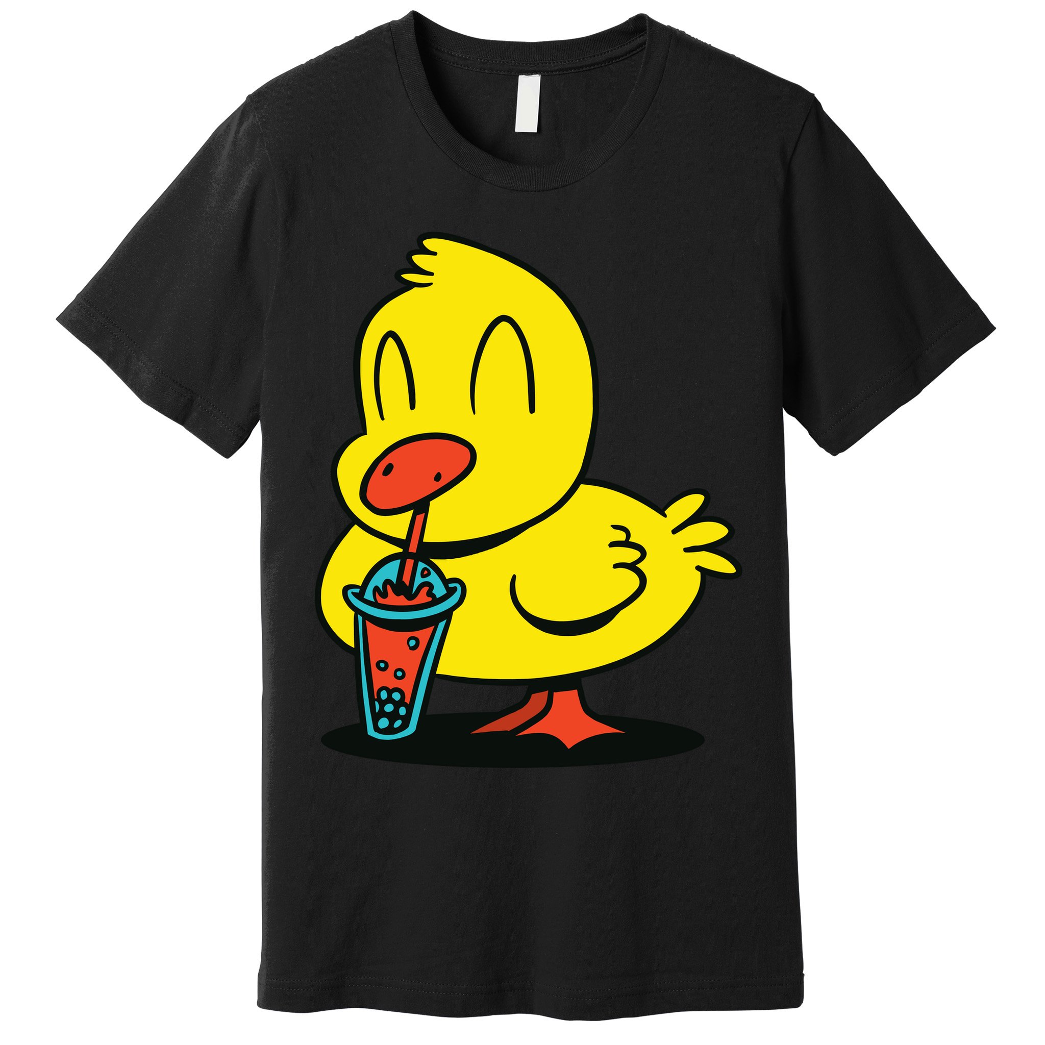 Duck Bubble Tea Premium T-Shirt