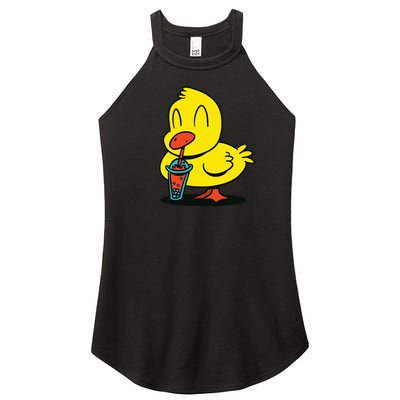 Duck Bubble Tea Women's Perfect Tri Rocker Tank