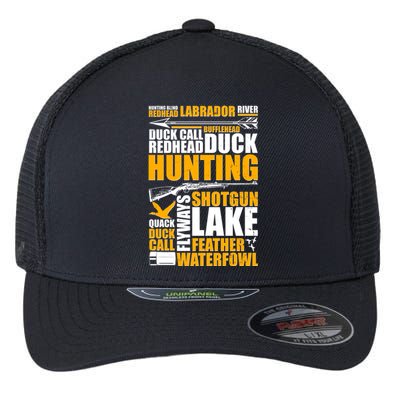 Duck Call Redhead Duck Hunting Flexfit Unipanel Trucker Cap