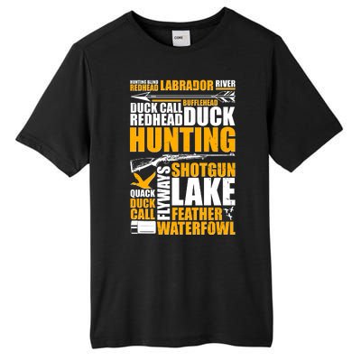 Duck Call Redhead Duck Hunting Tall Fusion ChromaSoft Performance T-Shirt