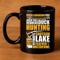 Duck Call Redhead Duck Hunting 11oz C Handle Ceramic Mug