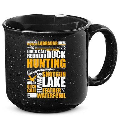 Duck Call Redhead Duck Hunting 15oz Campfire Ceramic Mug