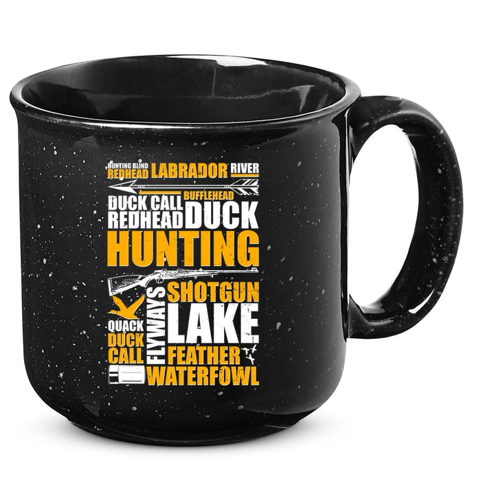 Duck Call Redhead Duck Hunting 15oz Campfire Ceramic Mug