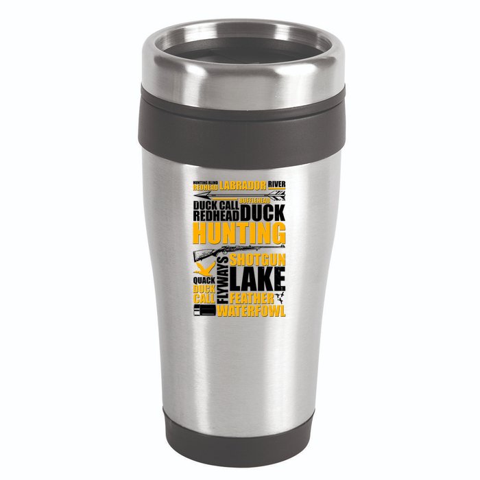Duck Call Redhead Duck Hunting 16oz Travel Tumbler