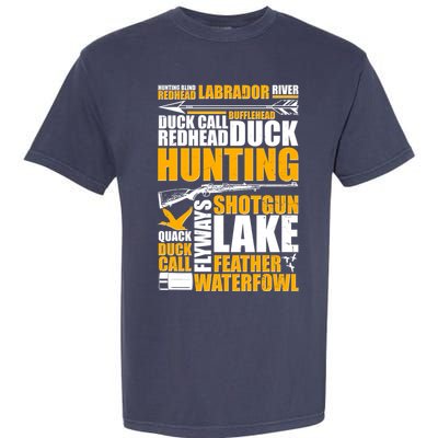 Duck Call Redhead Duck Hunting Garment-Dyed Heavyweight T-Shirt