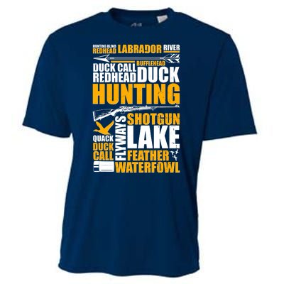 Duck Call Redhead Duck Hunting Cooling Performance Crew T-Shirt