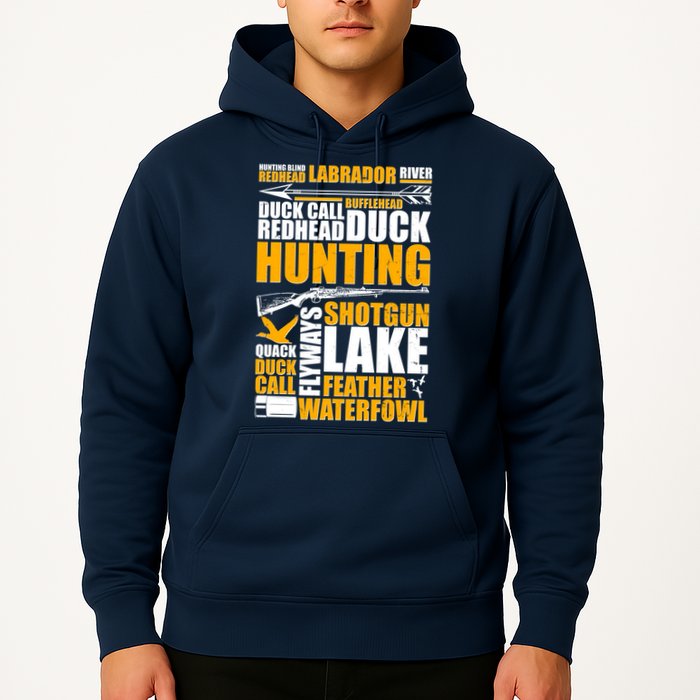 Duck Call Redhead Duck Hunting Hoodie