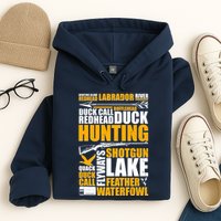 Duck Call Redhead Duck Hunting Hoodie