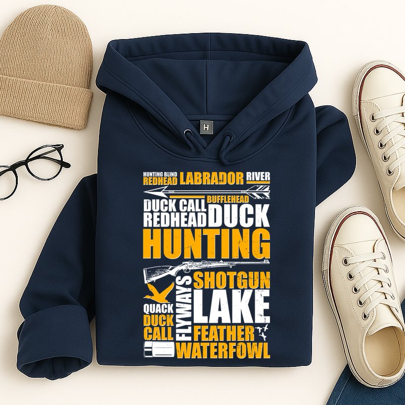 Duck Call Redhead Duck Hunting Hoodie