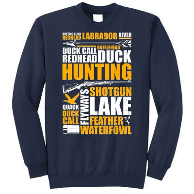 Duck Call Redhead Duck Hunting Sweatshirt