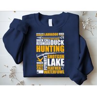 Duck Call Redhead Duck Hunting Sweatshirt